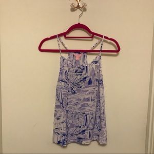 NWT Lilly Pulitzer Dusk Tank Rock the Dock Sz S